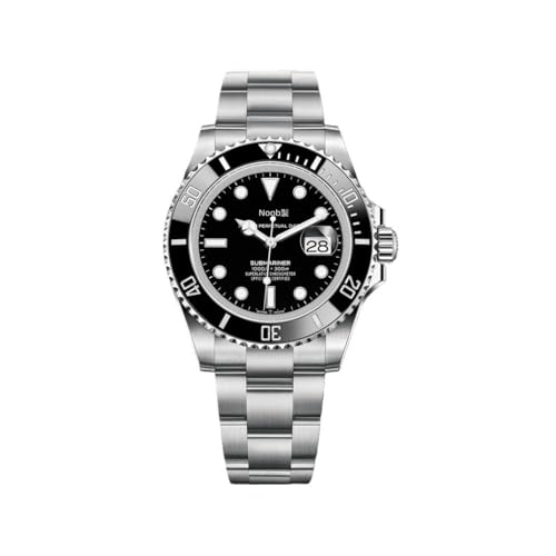 メンズ腕時計 NoobFactory製 防水 人気 日付 機械式（自動巻き）腕時計 高級品 男性用 蓄光あり文字盤 (Black8) [並行輸入品]